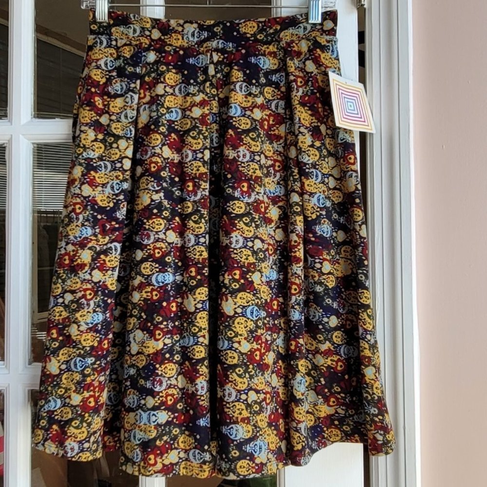 LuLaRoe Madison Pleated Skirt Size Small (6-8)